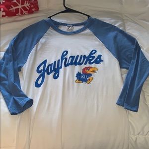 Kansas Jayhawks Baseball Tee